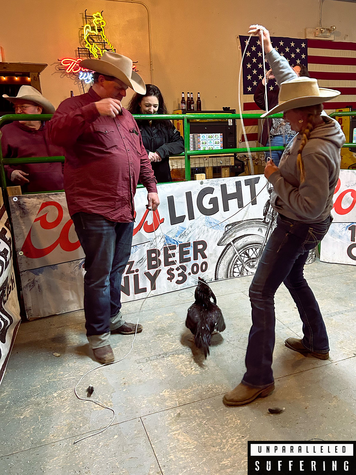 Chicken Roping Deweys Place 10