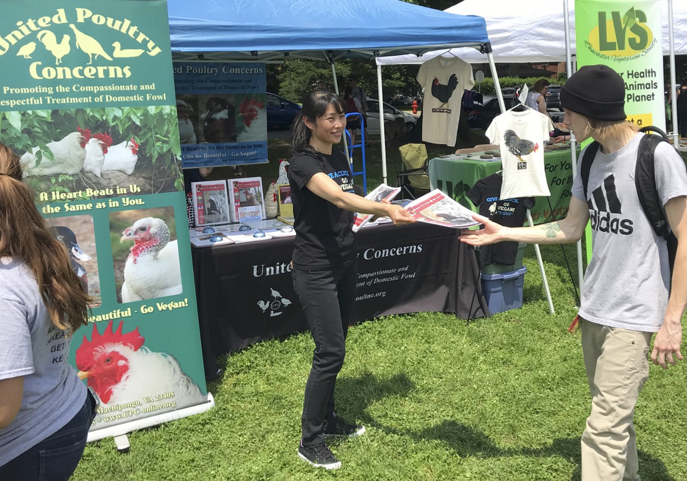 Liqin at 2018 Lancaster Vegfest