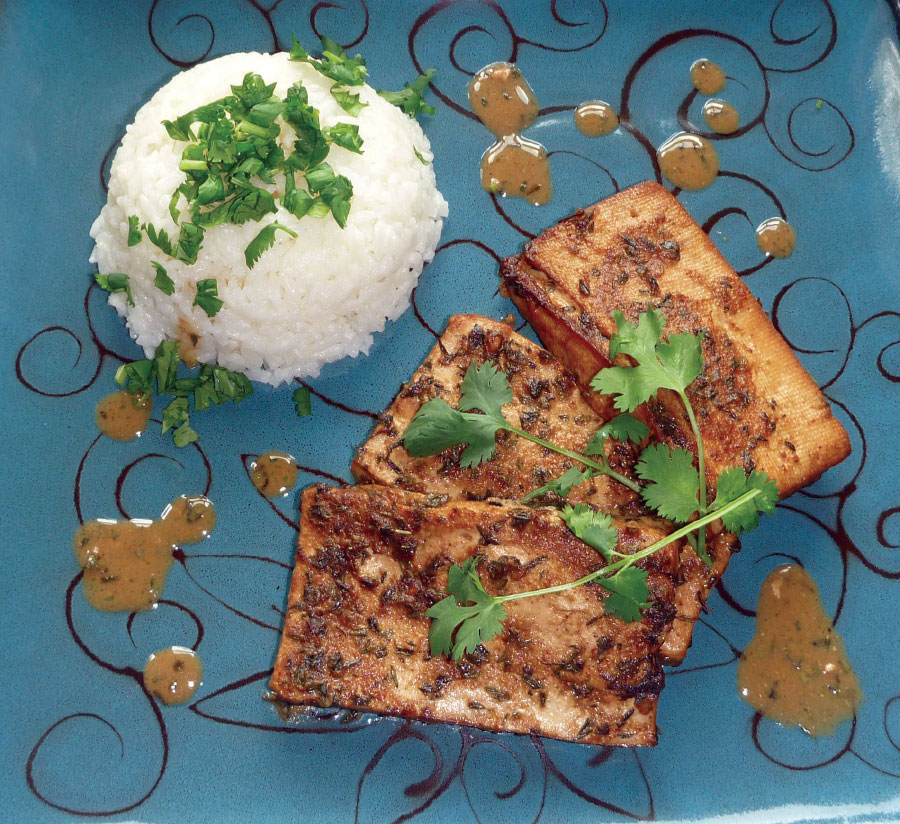 Lemon Tofu Plate