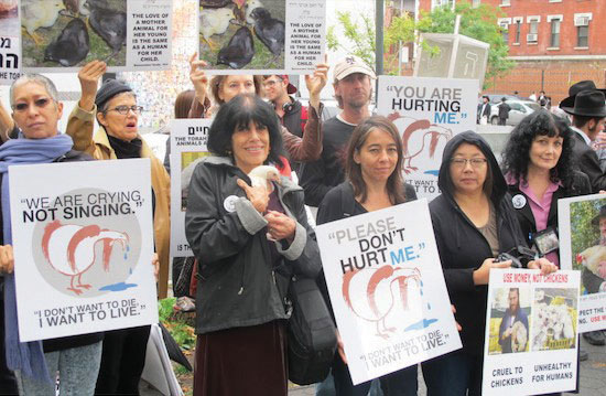protestors against kaporos