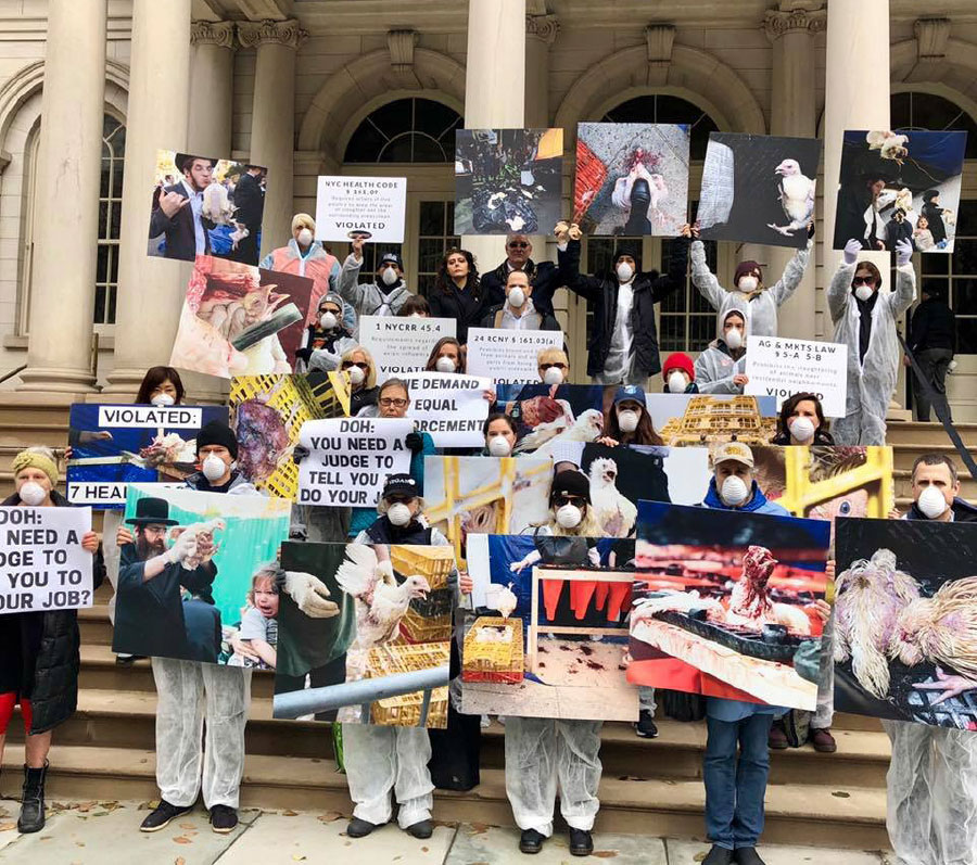 Kaporos City Hall Protest