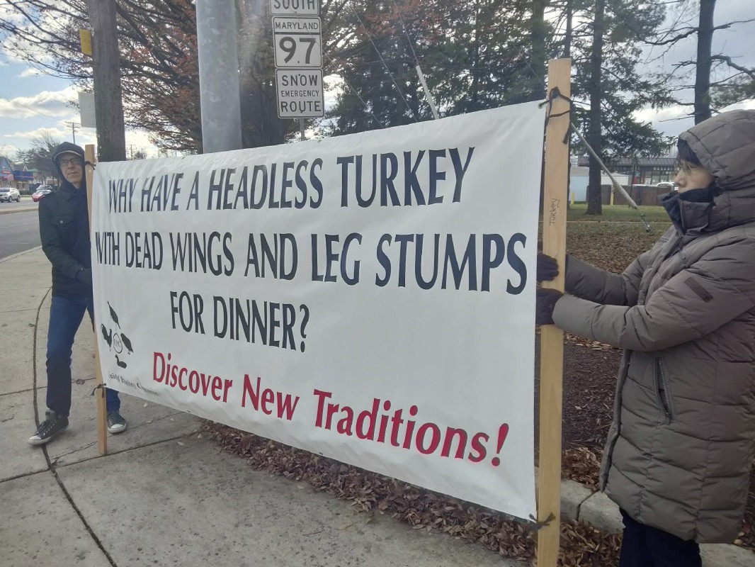 Peaceful demonstration in Olney, MD