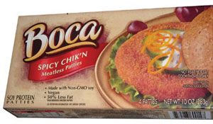boca spicy patties non-gmo