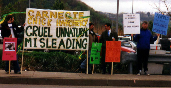 Carnegie Science Center Protest