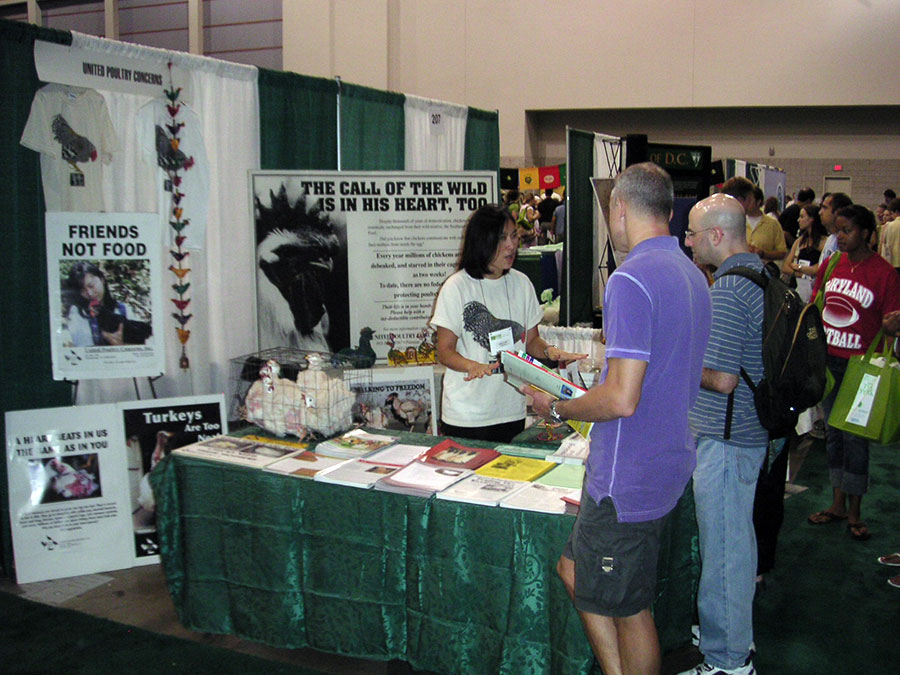 UPC activist Liqin Cao at DC Green Festival