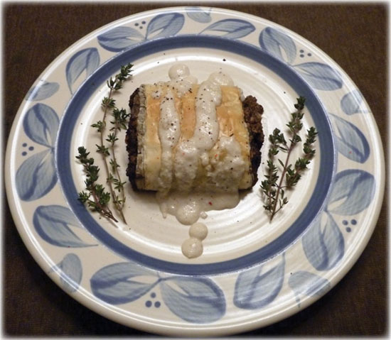 Wild Mushroom Strudel Plate